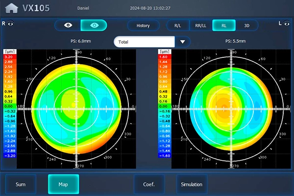 Wavefront Map